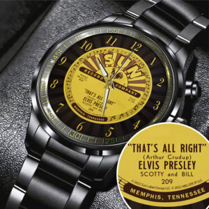 Elvis Presley Black Stainless Steel Watch – MAITM 7476