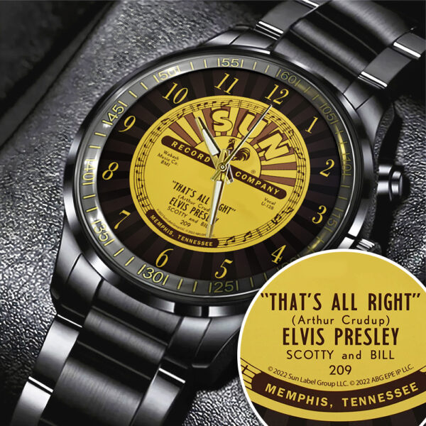Elvis Presley - Stainless Steel Watch (Design #126)