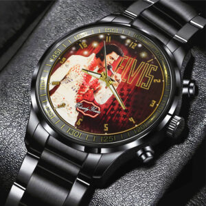 Elvis Presley Black Stainless Steel Watch – MAITM 7725