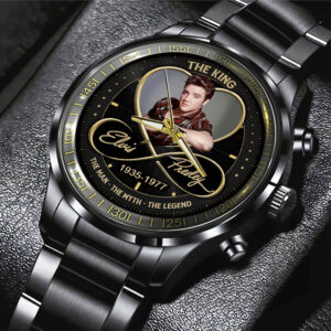 Elvis Presley Black Stainless Steel Watch – MAITM 8160