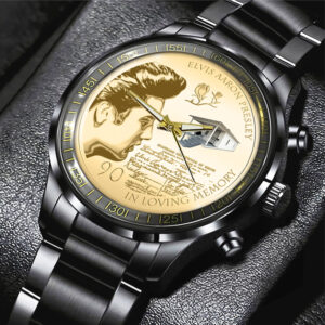 Elvis Presley Black Stainless Steel Watch – TANTN 10120