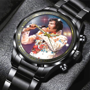Elvis Presley Black Stainless Steel Watch – TANTN 11386
