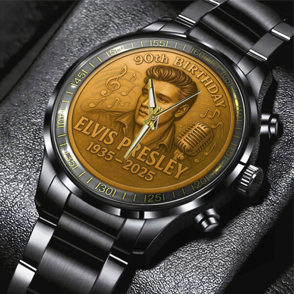 Elvis Presley - Stainless Steel Watch (Design #139)
