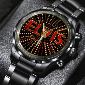 Elvis Presley Black Stainless Steel Watch – TANTN 6009