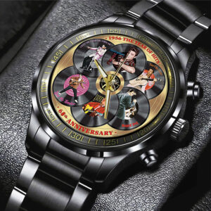 Elvis Presley Black Stainless Steel Watch – TANTN 7842.1