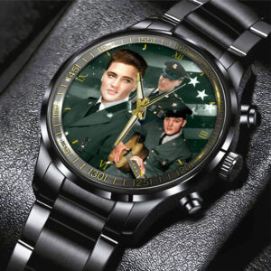 Elvis Presley Black Stainless Steel Watch – HOATT 9983