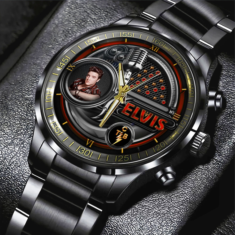 Elvis Presley - Stainless Steel Watch (Design #170)