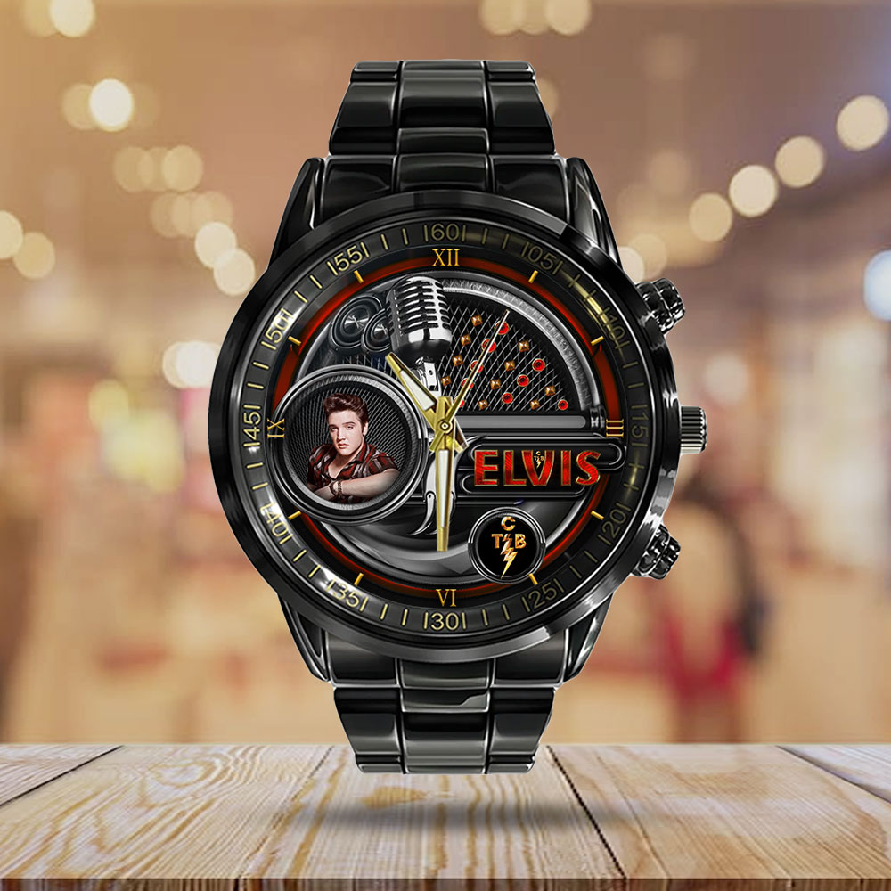 Elvis Presley - Stainless Steel Watch (Design #170) - Image 2