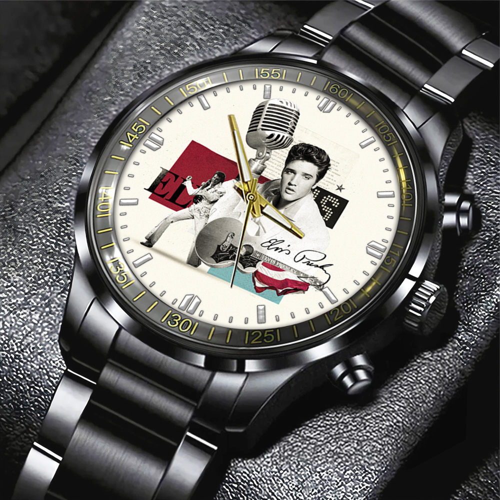 Elvis Presley - Stainless Steel Watch (Design #6)