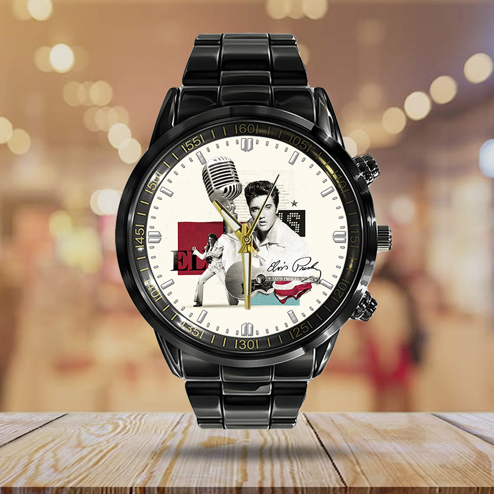 Elvis Presley - Stainless Steel Watch (Design #6) - Image 2