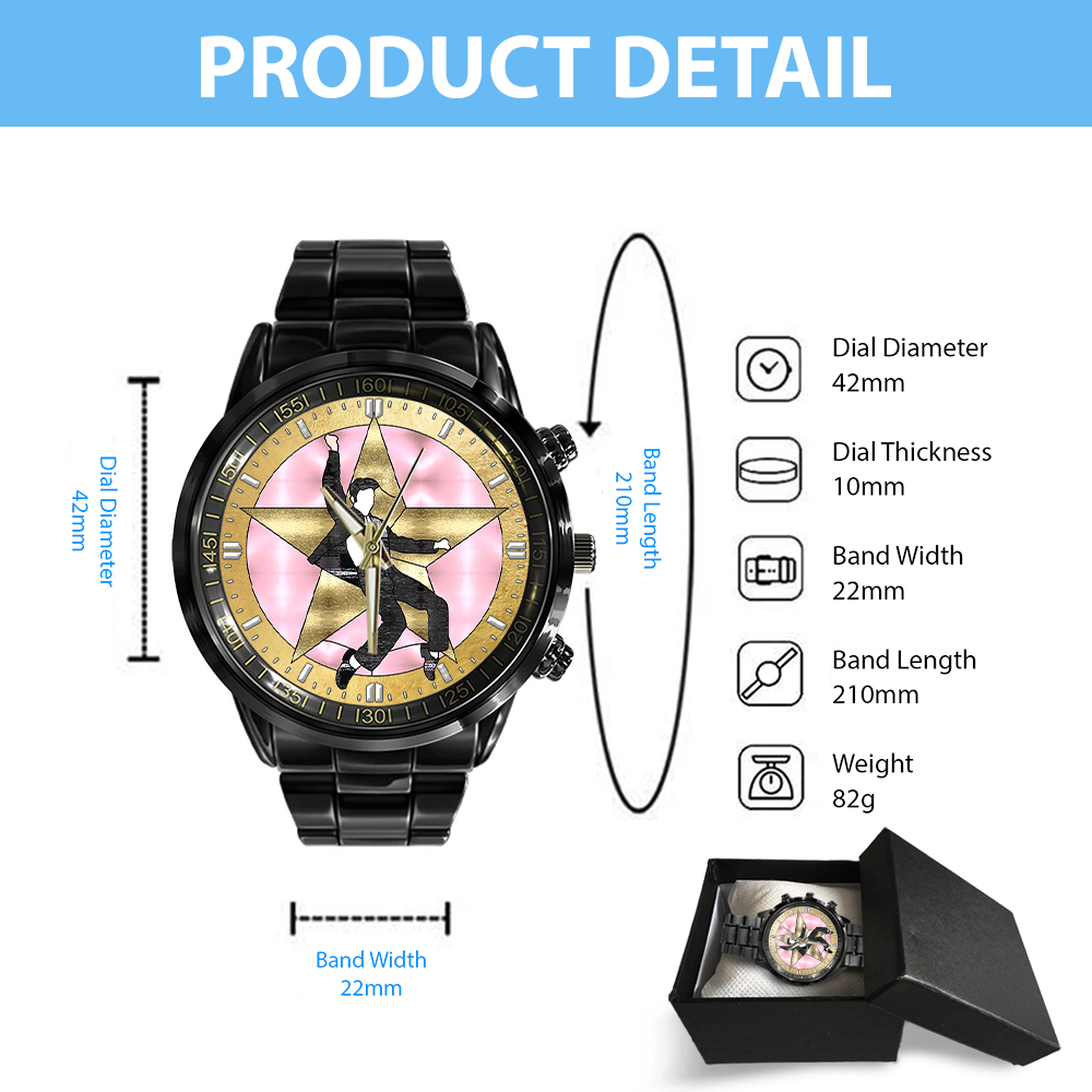 Elvis Presley - Stainless Steel Watch (Design #10) - Image 4
