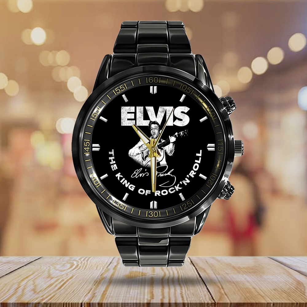 Elvis Presley - Stainless Steel Watch (Design #11) - Image 2