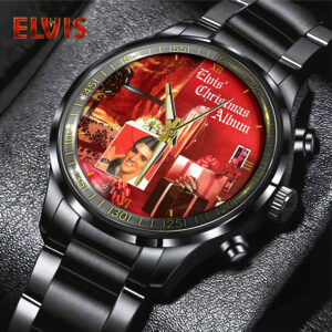 Elvis Presley Black Stainless Steel Watch – GNE 1997
