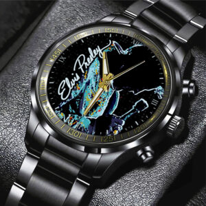 Elvis Presley Black Stainless Steel Watch – GNE 314