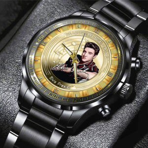 Elvis Presley Black Stainless Steel Watch – GNE 467