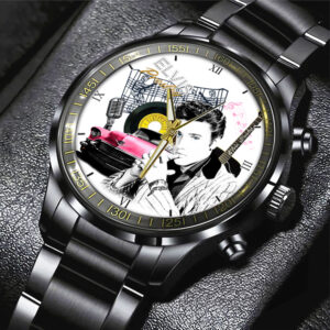 Elvis Presley Black Stainless Steel Watch – GNE 491