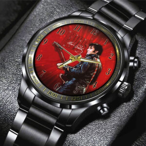 Elvis Presley Black Stainless Steel Watch – GNE 665