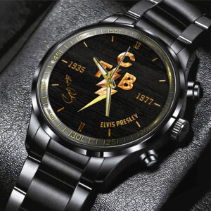 Elvis Presley Black Stainless Steel Watch – HOATT 6109