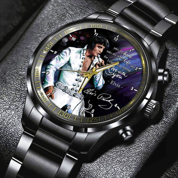 Elvis Presley - Stainless Steel Watch (Design #105)