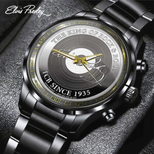 Elvis Presley Black Stainless Steel Watch – TANTN 12261