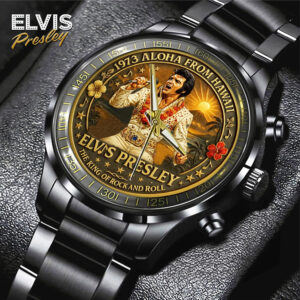 Elvis Presley Black Stainless Steel Watch – TANTN 14151