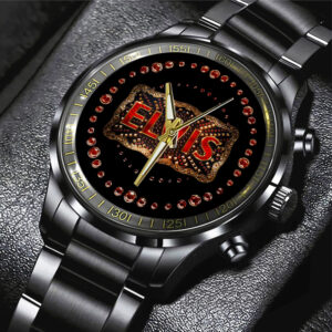 Elvis Presley Black Stainless Steel Watch – TANTN 5613
