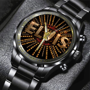 Elvis Presley Black Stainless Steel Watch – TANTN 5614