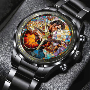 Elvis Presley Black Stainless Steel Watch – TANTN 5649