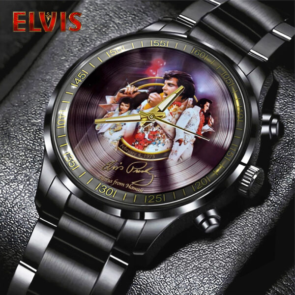 Elvis Presley - Stainless Steel Watch (Design #158)