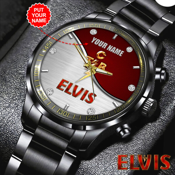 Elvis Presley - Personalized Stainless Steel Watch (Design #82)