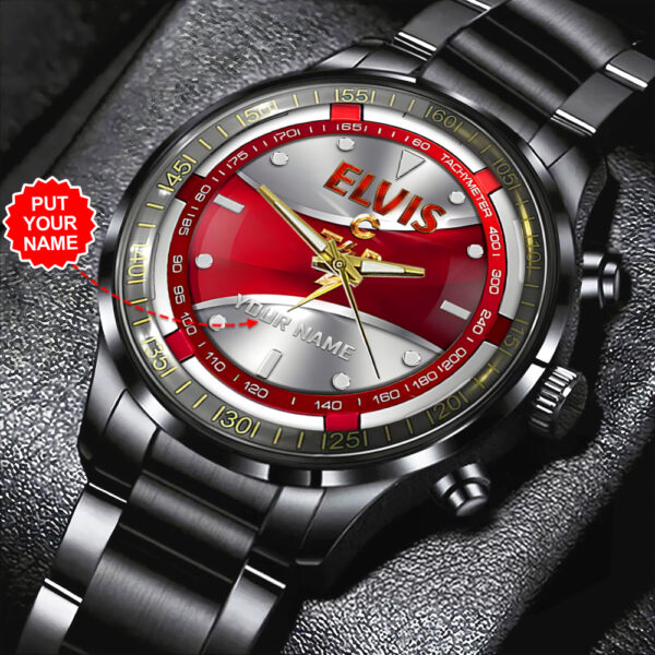 Elvis Presley - Personalized Stainless Steel Watch (Design #94)