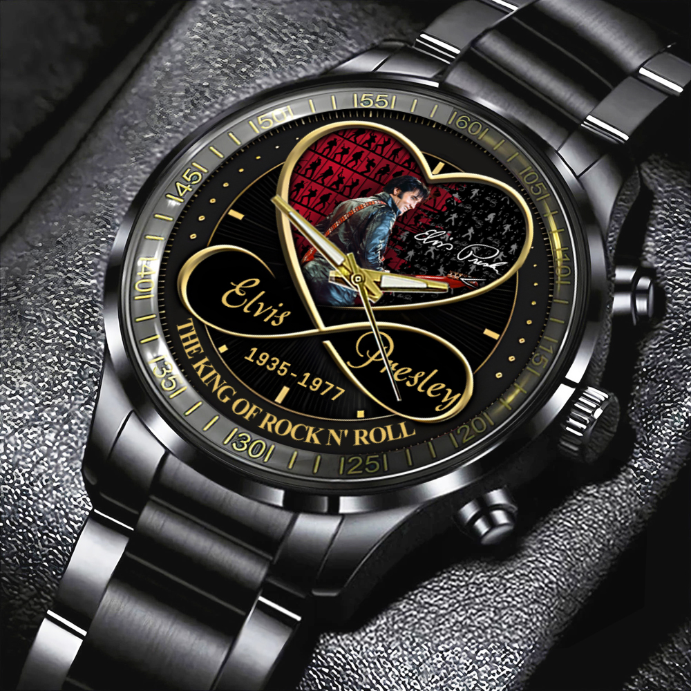 Elvis Presley - Stainless Steel Watch (Design #95)