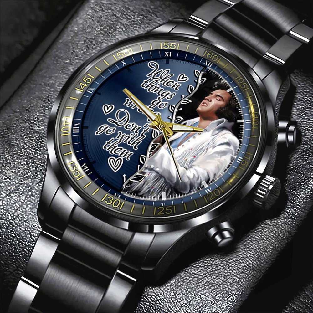 Elvis Presley - Stainless Steel Watch (Design #97)