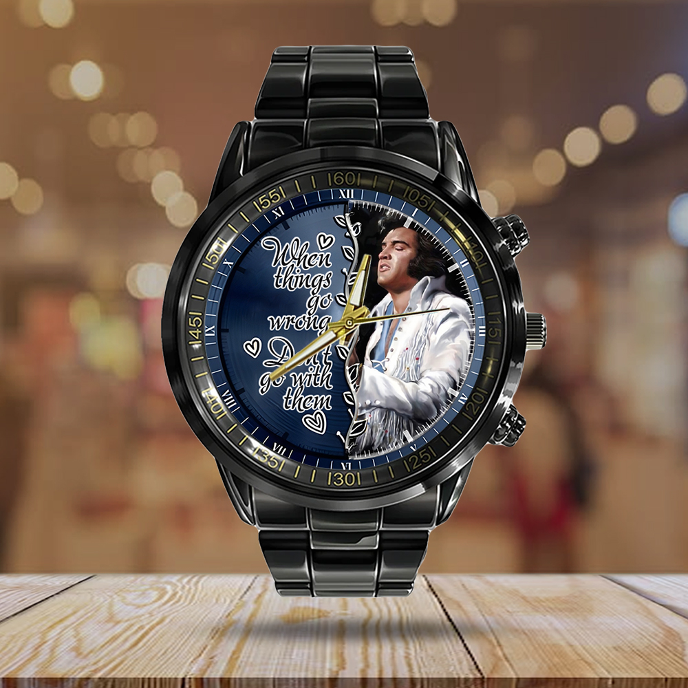 Elvis Presley - Stainless Steel Watch (Design #97) - Image 2
