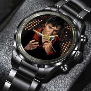 Elvis Presley Black Stainless Steel Watch – HOATT 5759