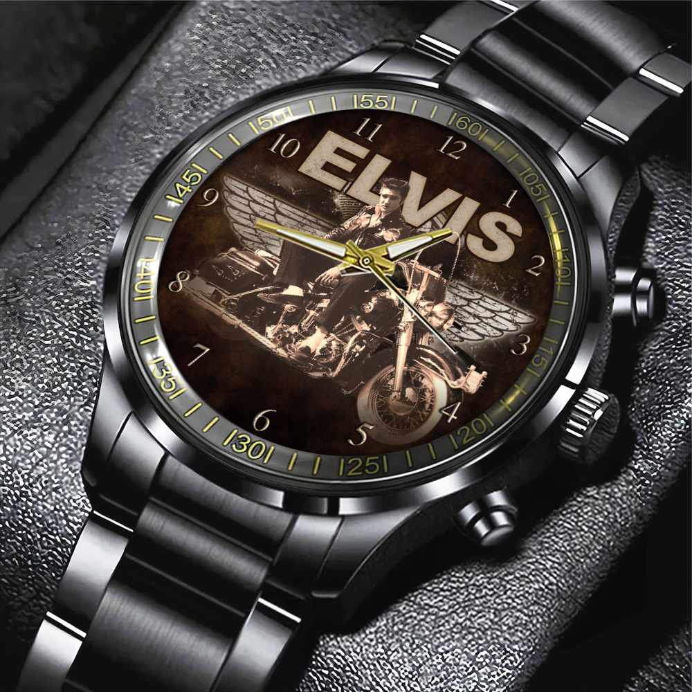 Elvis Presley - Stainless Steel Watch (Design #122)