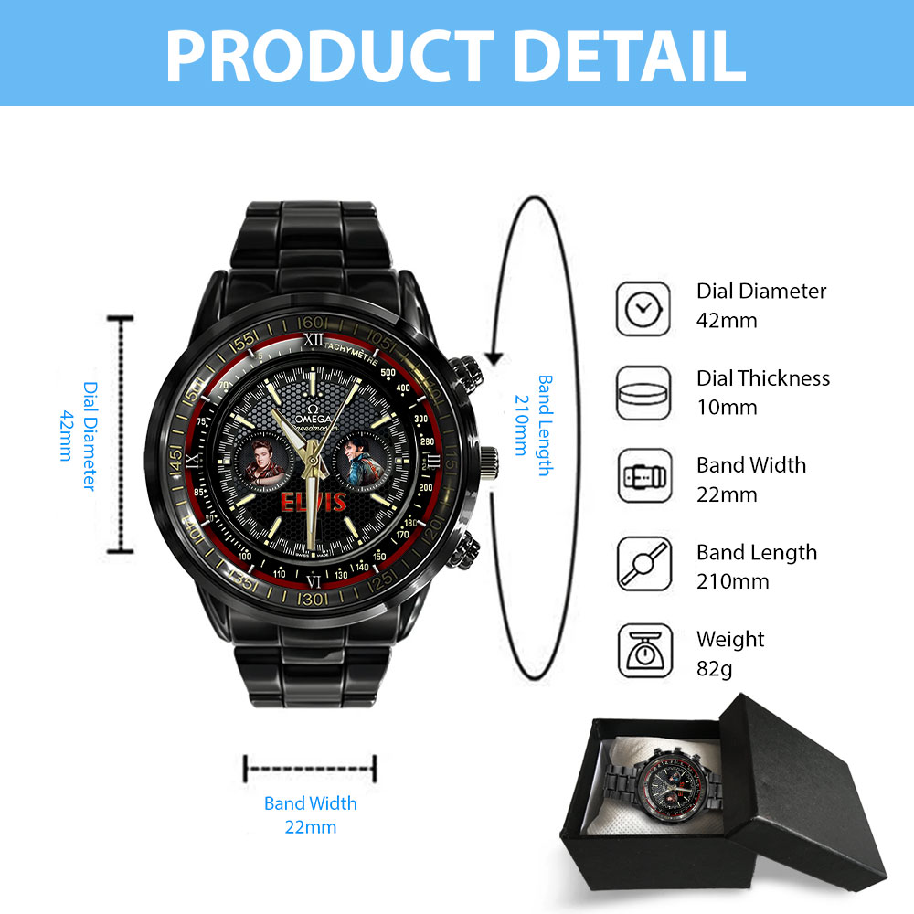 Elvis Presley - Stainless Steel Watch (Design #171) - Image 4