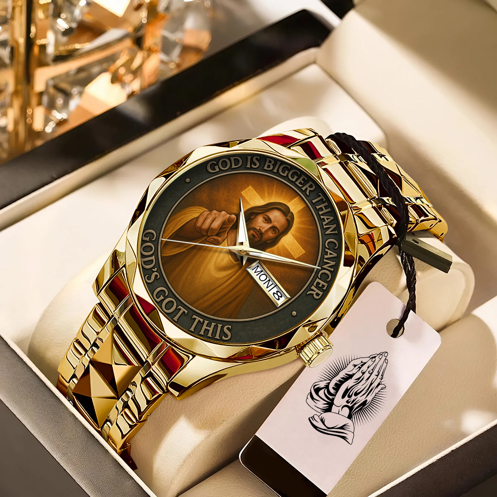 God’s Got This Alloy Luxury Quartz Watch – TANTN15621