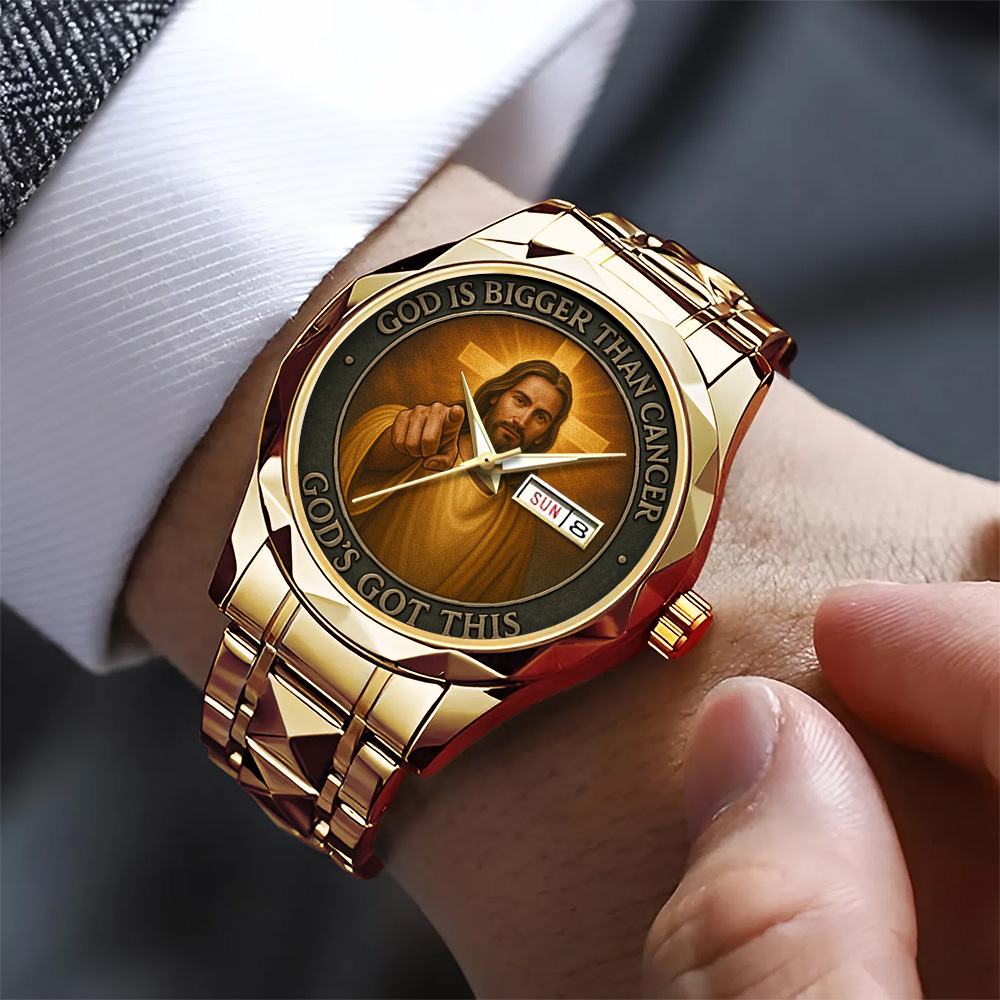 God’s Got This Alloy Luxury Quartz Watch – TANTN15621 - Image 2