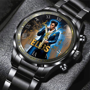 Elvis Presley Black Stainless Steel Watch – HOATT 5760