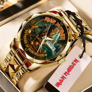 Iron Maiden Alloy Luxury Quartz Watch – TMTHU 240