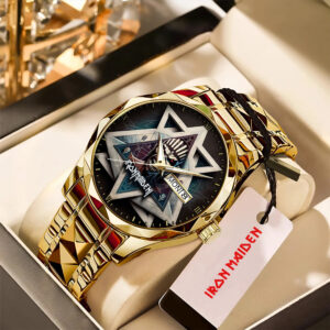 Iron Maiden Alloy Luxury Quartz Watch – GNE 3988