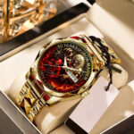 Iron Maiden Alloy Luxury Quartz Watch – TANTN 13719
