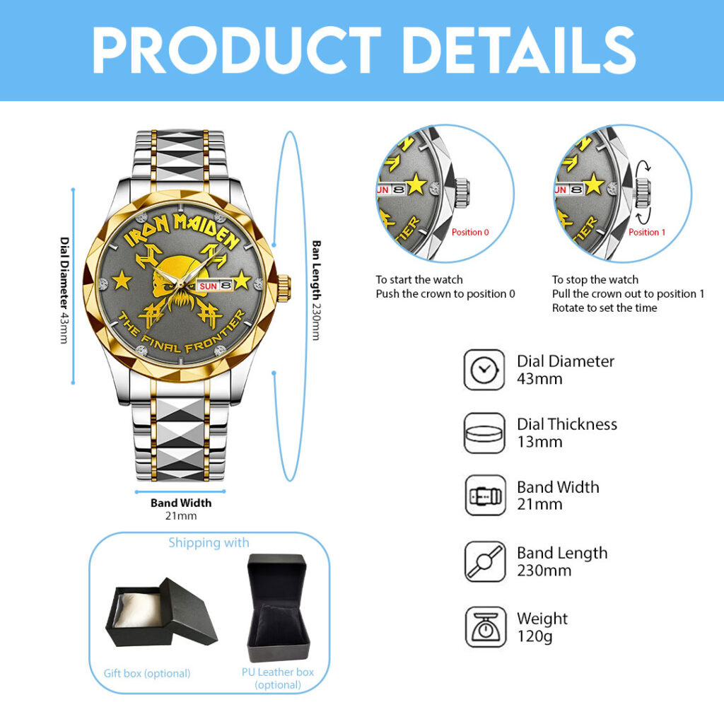 IRMA Alloy Luxury Quartz Watch – GNE4211 - Image 5