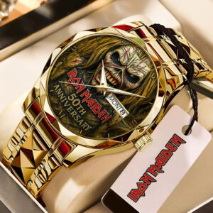 Iron Maiden Alloy Luxury Quartz Watch – GNE NEW537