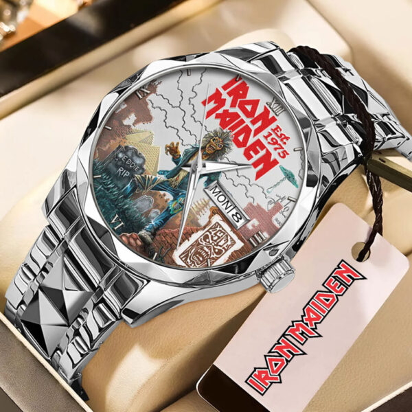 Iron Maiden Alloy Luxury Quartz Watch – HOATT 11740