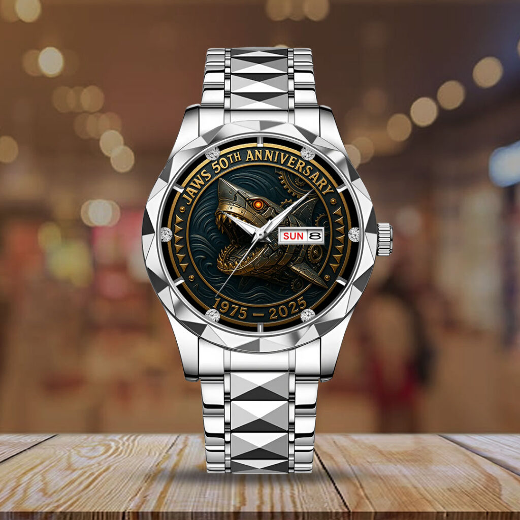 Jaws 50th Anniversary Alloy Luxury Quartz Watch – TMTHU454 - Image 2