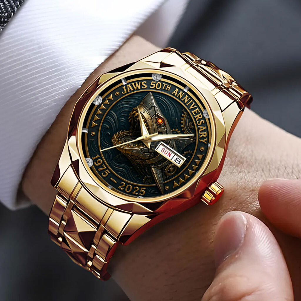 Jaws 50th Anniversary Alloy Luxury Quartz Watch – TMTHU454 - Image 3