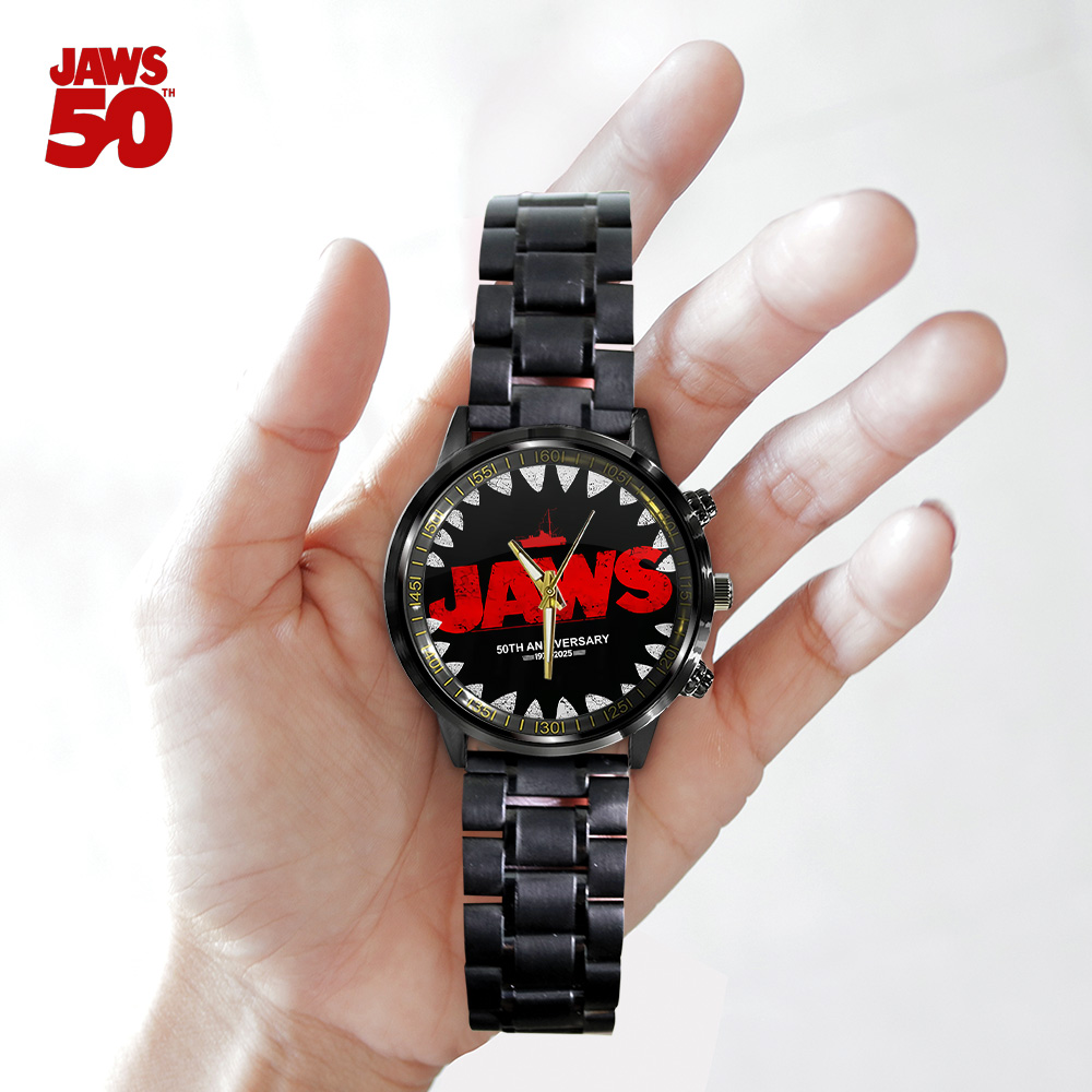 Jaws Black Stainless Steel Watch – GNE 3371 - Image 3