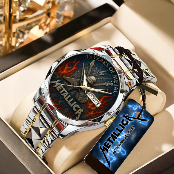 Metallica Alloy Luxury Quartz Watch – TANTN15381